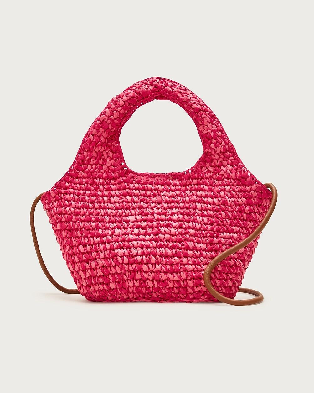 Small handwoven tote in marled straw by J.CREW