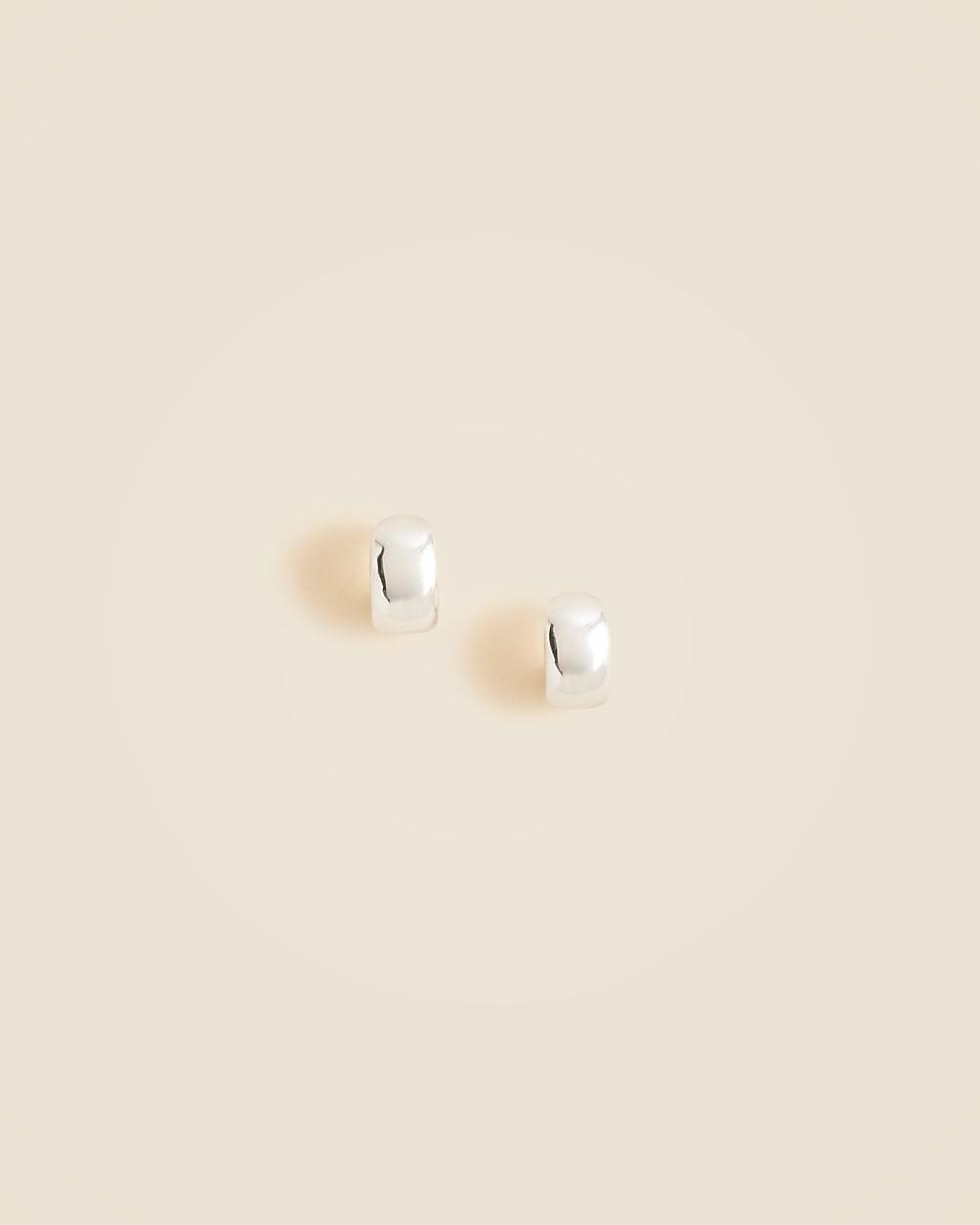 Small huggie hoop earrings by J.CREW