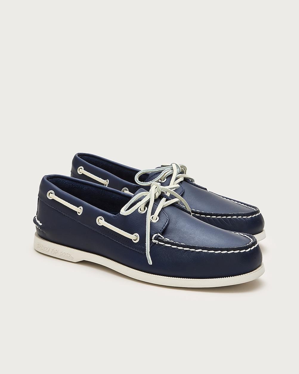 Sperry® X J.Crew Authentic Original unisex two-eye boat shoes in leather by J.CREW