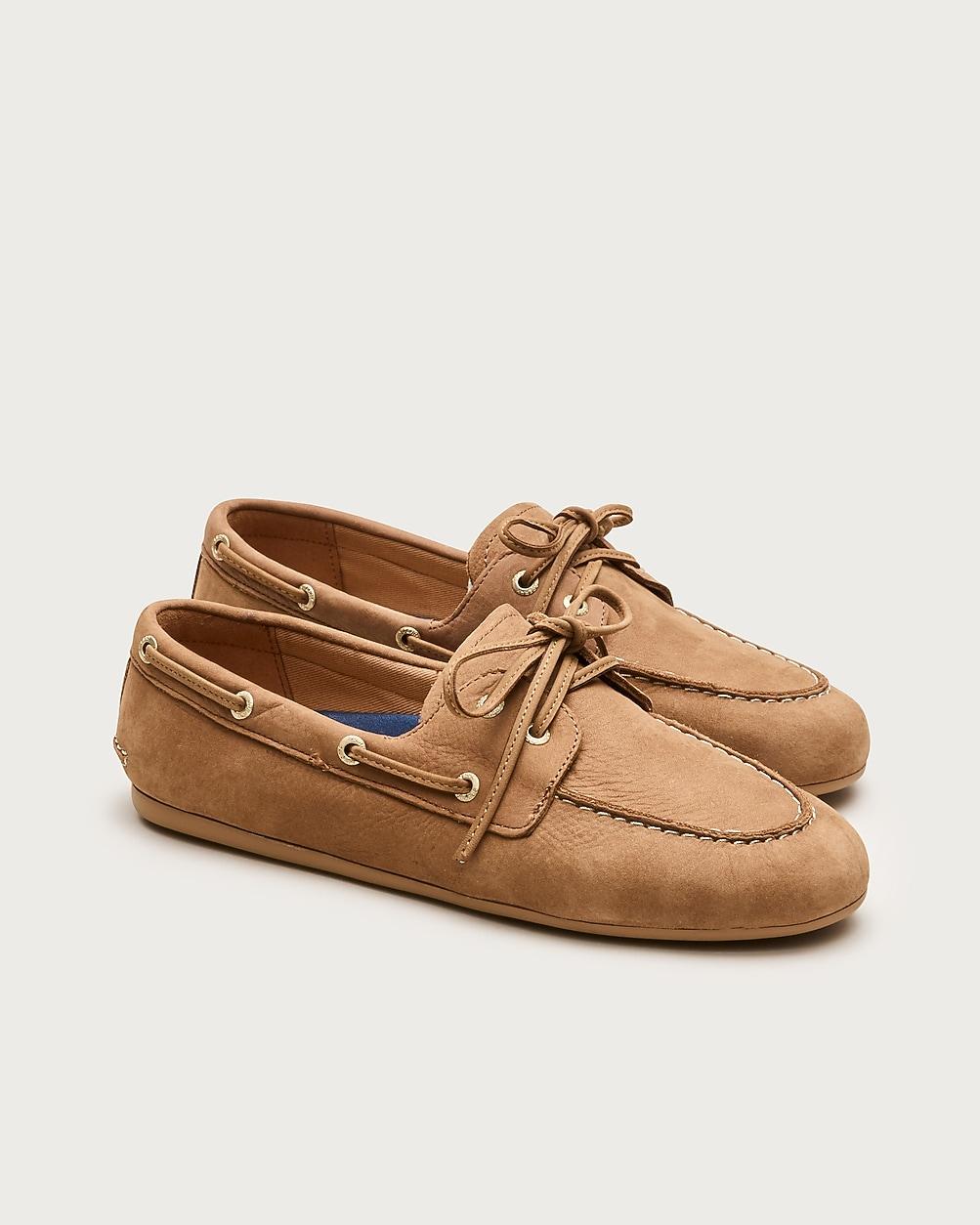 Sperry® slim boat shoes in suede by J.CREW