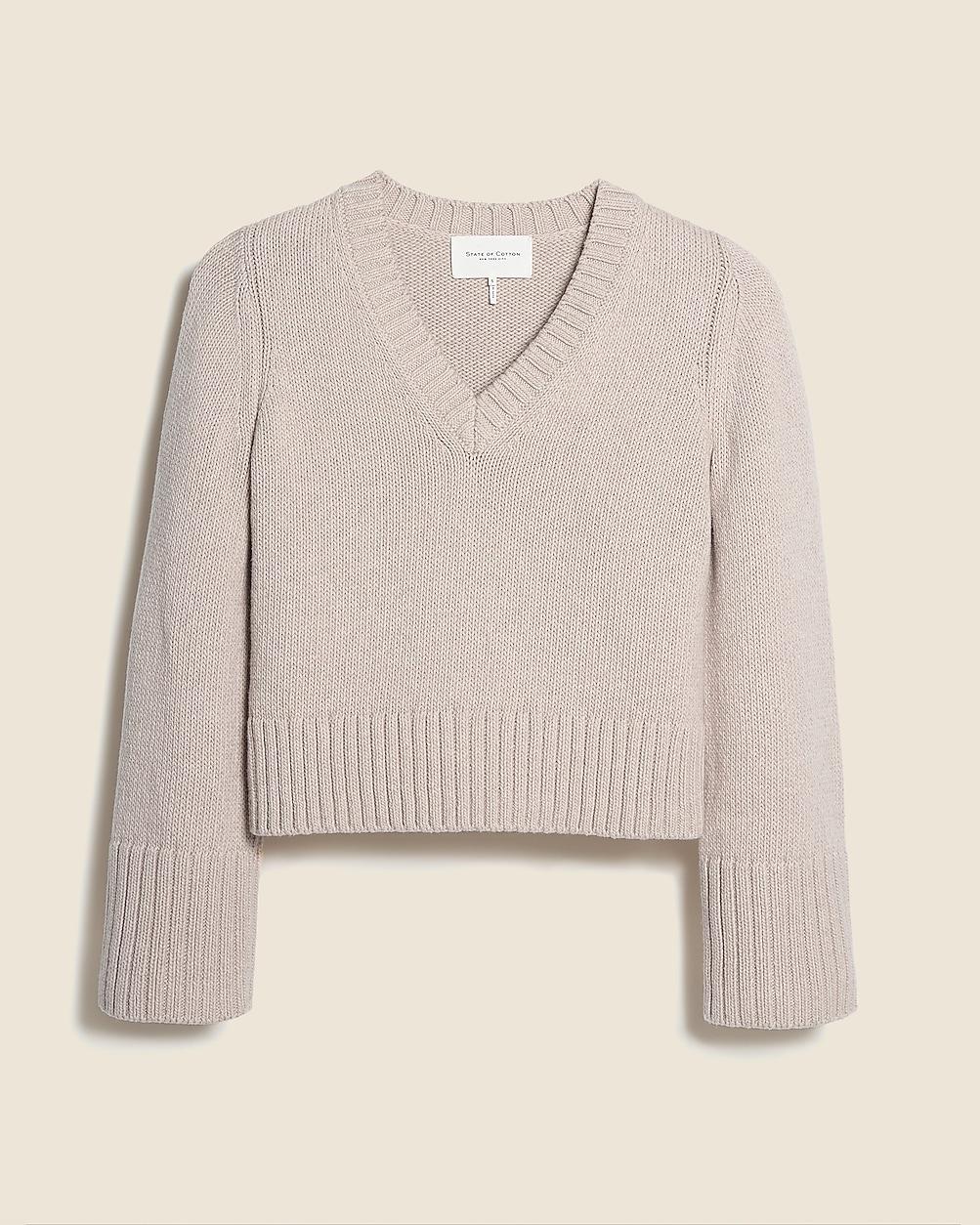 State of Cotton NYC Easton V-neck pullover sweater by J.CREW