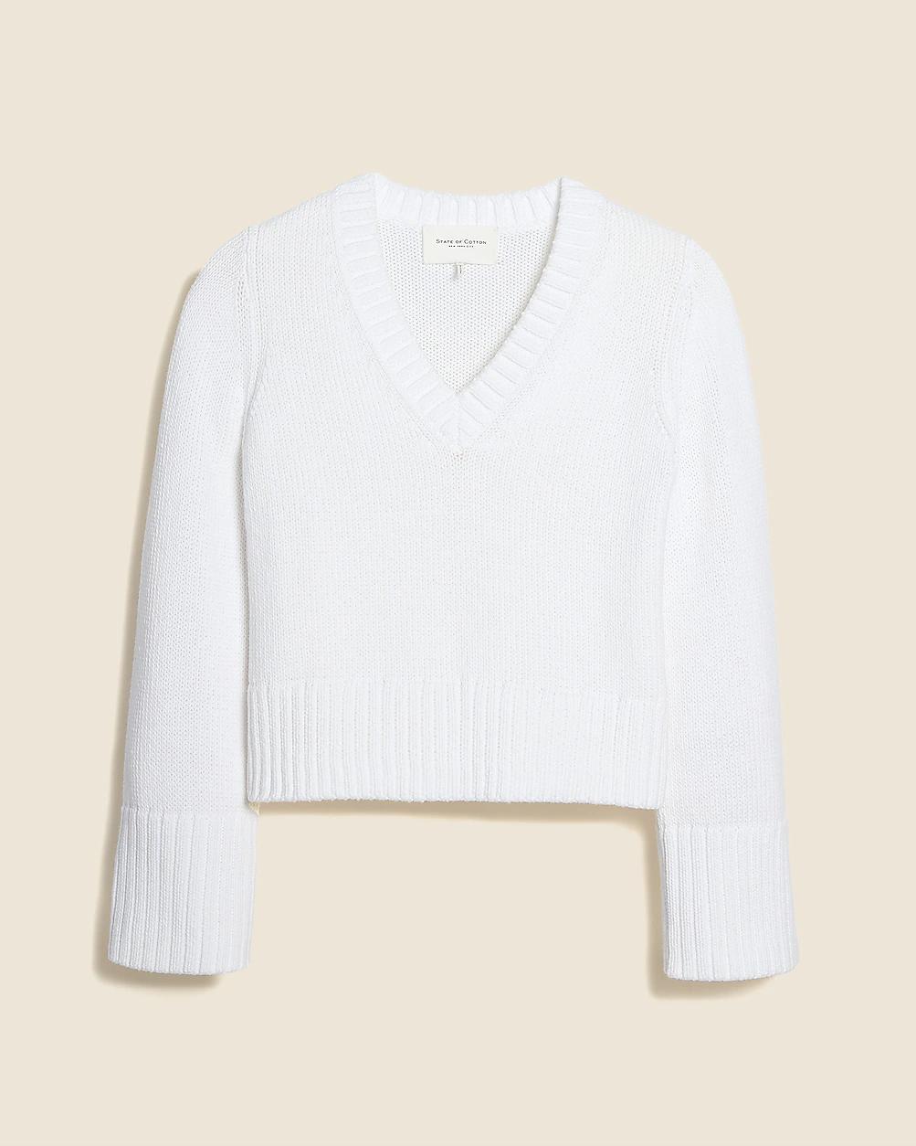 State of Cotton NYC Easton V-neck pullover sweater by J.CREW