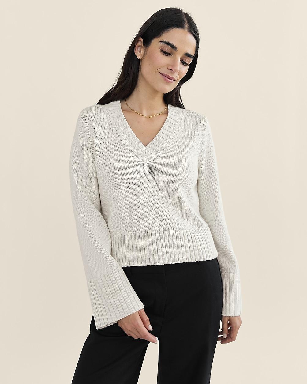 State of Cotton NYC Easton V-neck pullover sweater by J.CREW