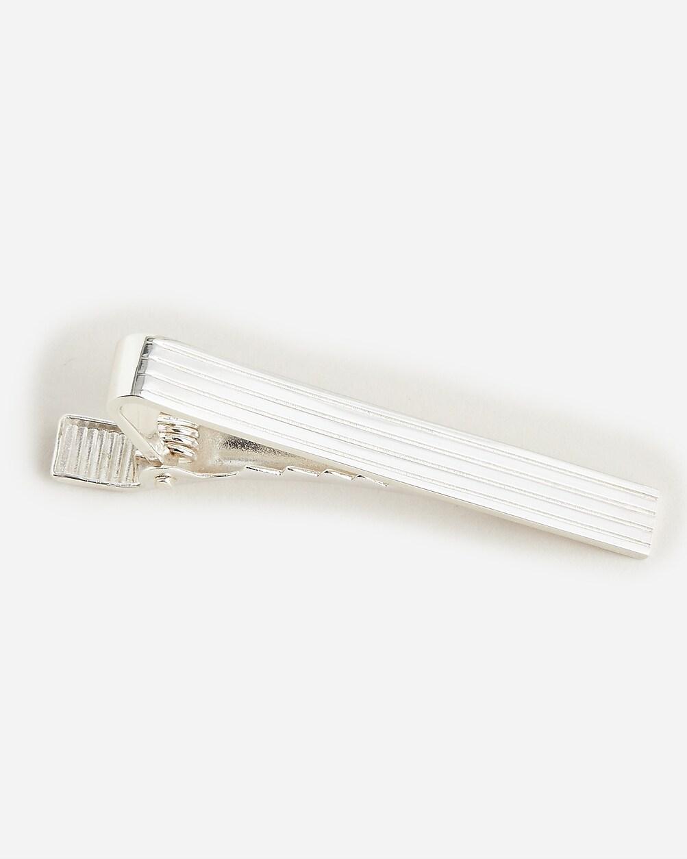 Sterling silver spring-loaded tie bar by J.CREW
