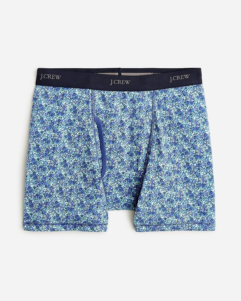 Stretch 4" boxer briefs in print by J.CREW