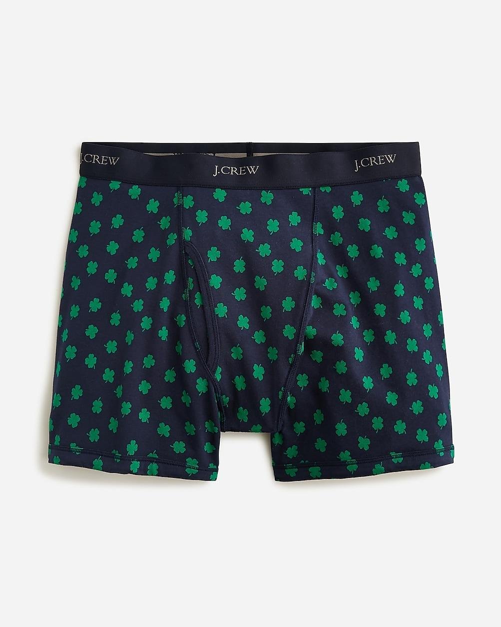 Stretch 4" boxer briefs in print by J.CREW