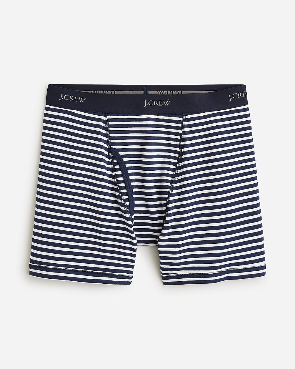 "Stretch 4"" boxer briefs in stripe" by J.CREW