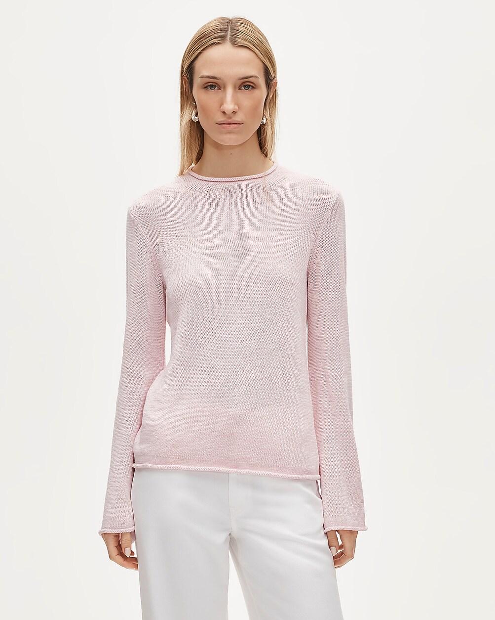 Summer Rollneck™ sweater in linen blend by J.CREW