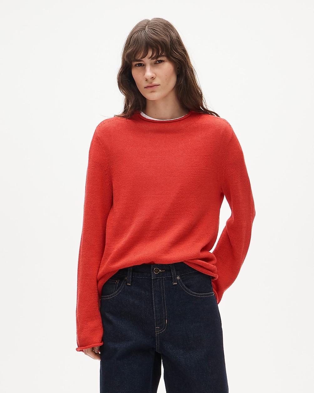 Summer Rollneck™ sweater in linen blend by J.CREW