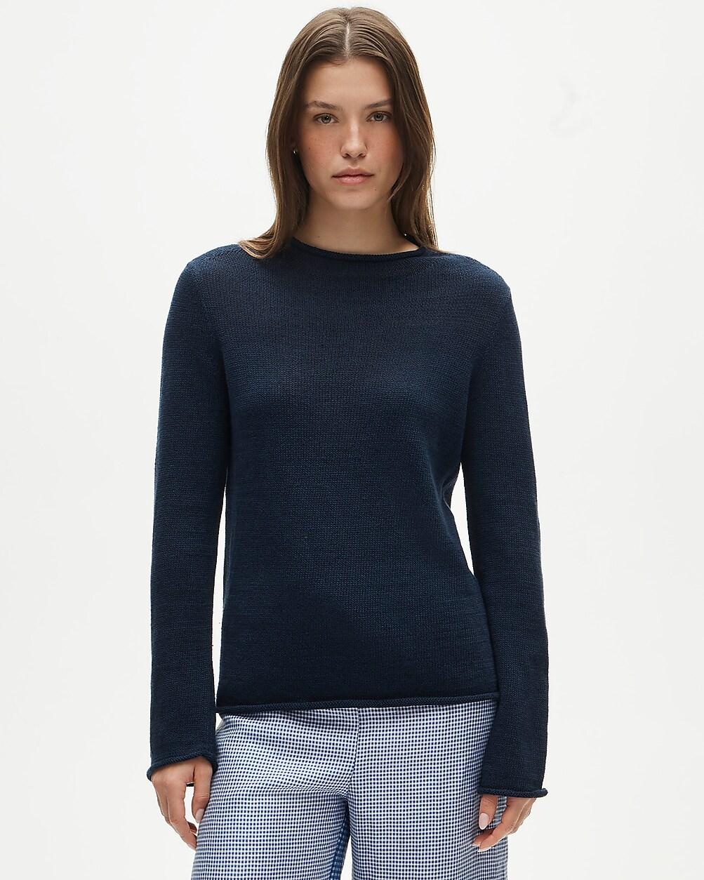 Summer Rollneck™ sweater in linen blend by J.CREW