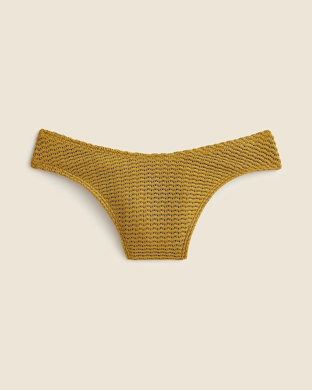 Sunny crochet bikini bottom by J.CREW