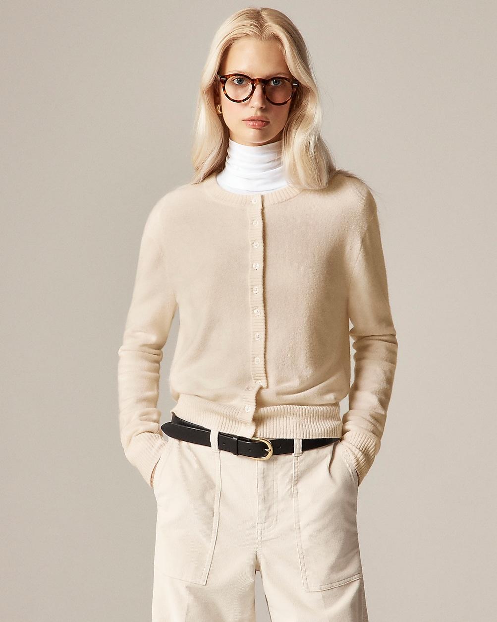 Supersoft bubble-hem cardigan by J.CREW