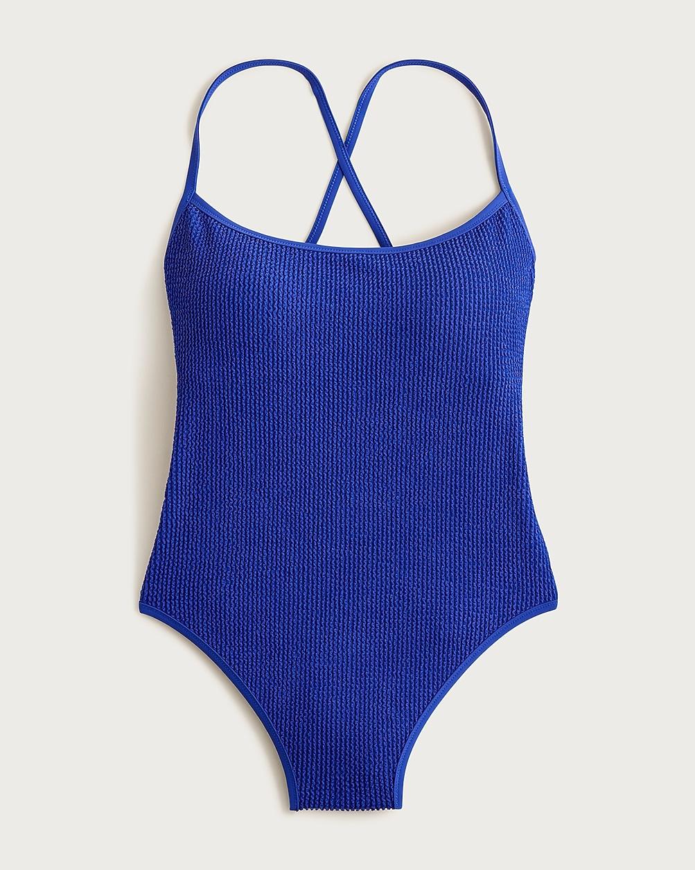 Sydney scrunchie one-piece swimsuit by J.CREW