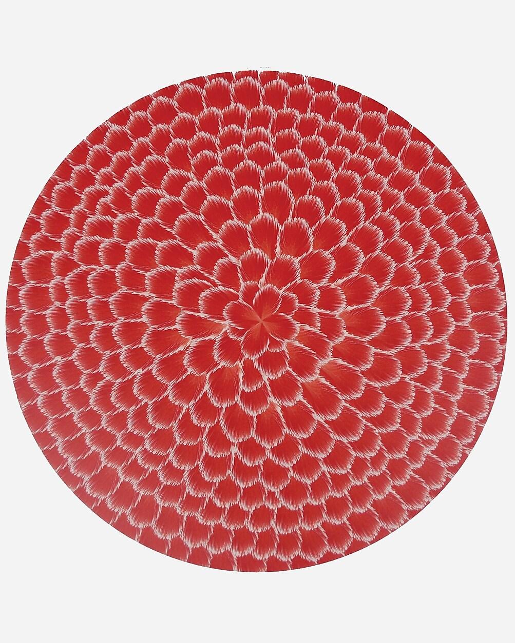 TISCH NEW YORK Lady Amherst feathers place mat by J.CREW