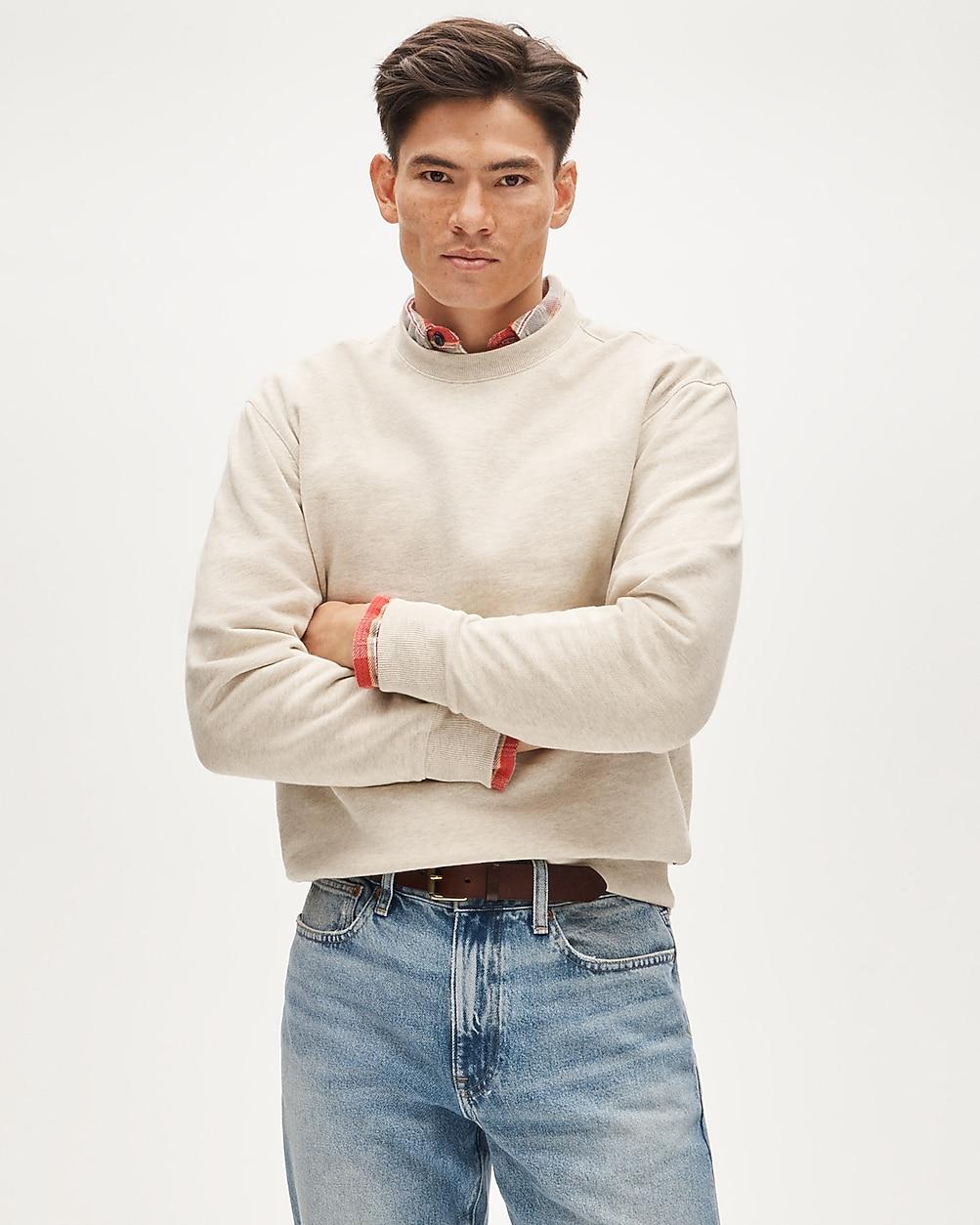 Tall '83 fleece crewneck sweatshirt by J.CREW