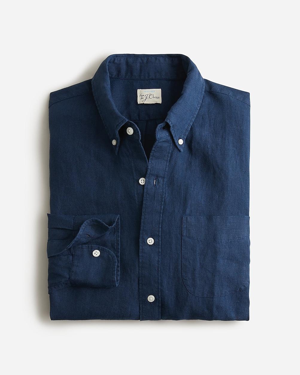 Tall Baird McNutt Irish linen shirt by J.CREW
