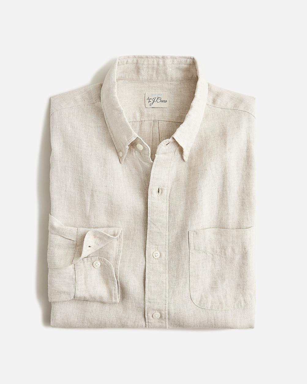 Tall Baird McNutt Irish linen shirt by J.CREW