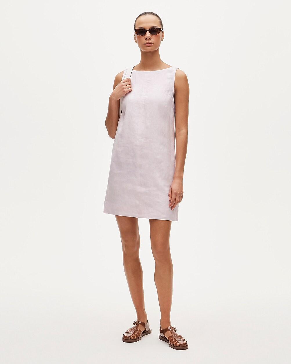 Tall Billie dress in linen by J.CREW