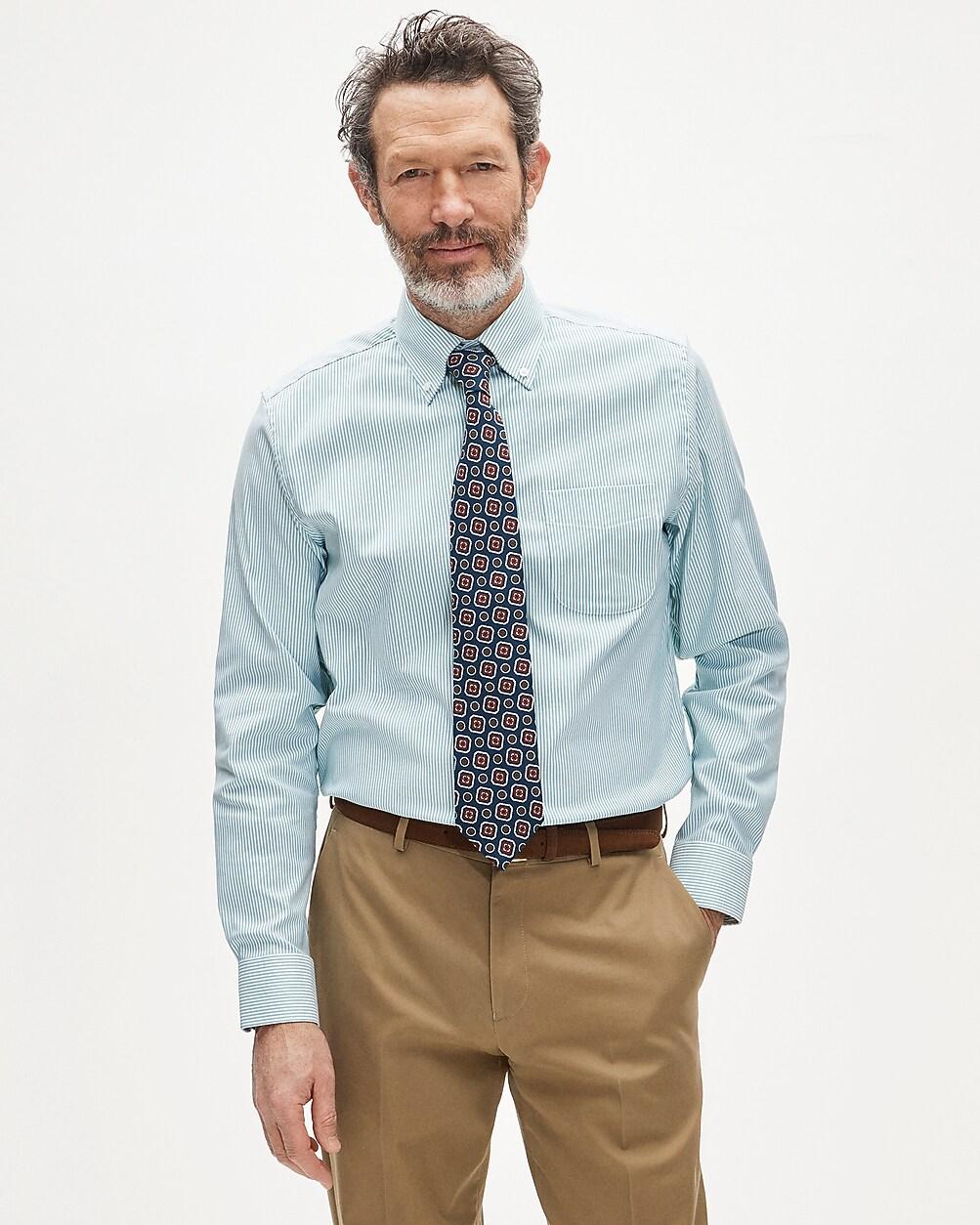 Tall Bowery performance stretch oxford shirt with button-down collar by J.CREW