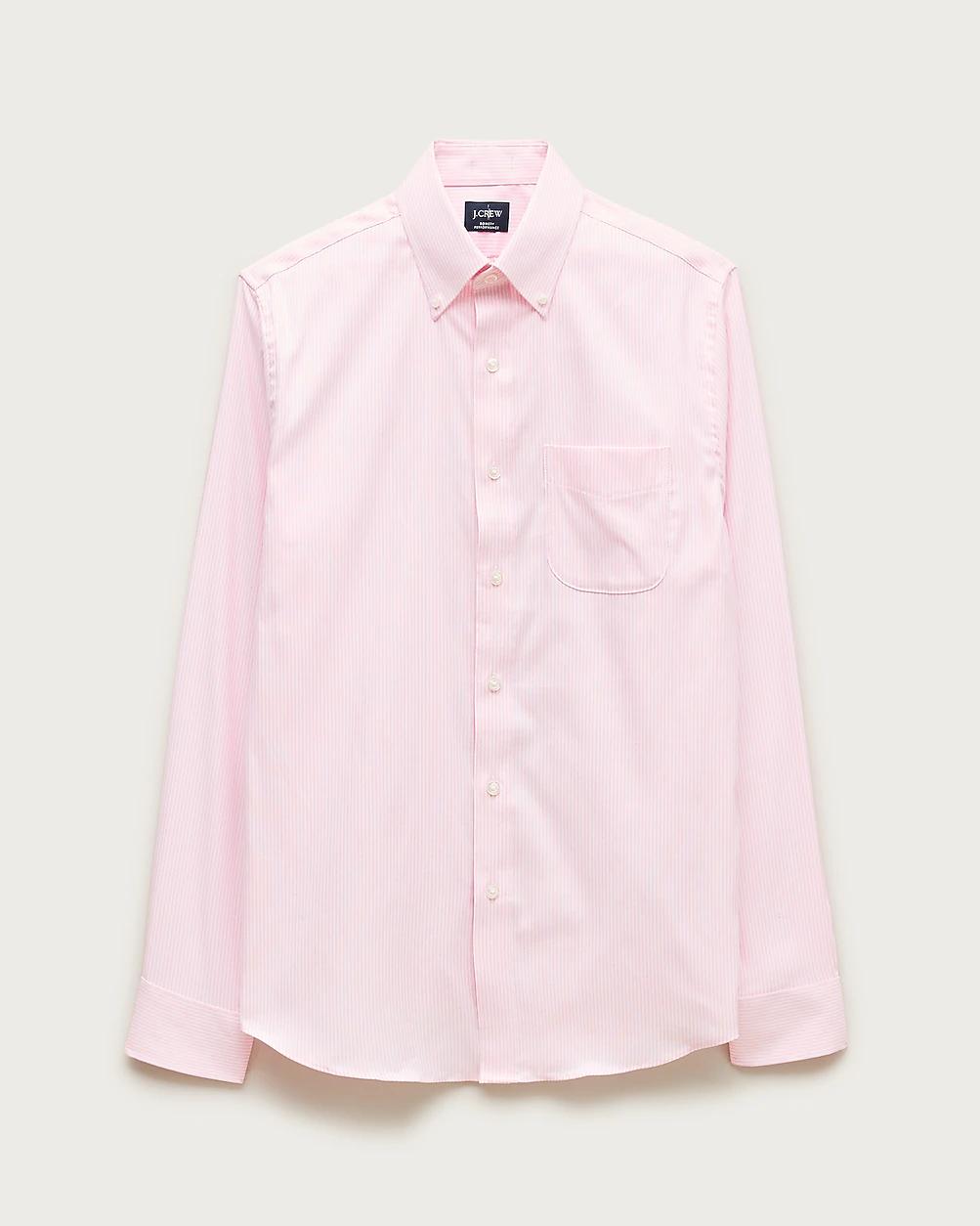 Tall Bowery performance stretch oxford shirt with button-down collar by J.CREW
