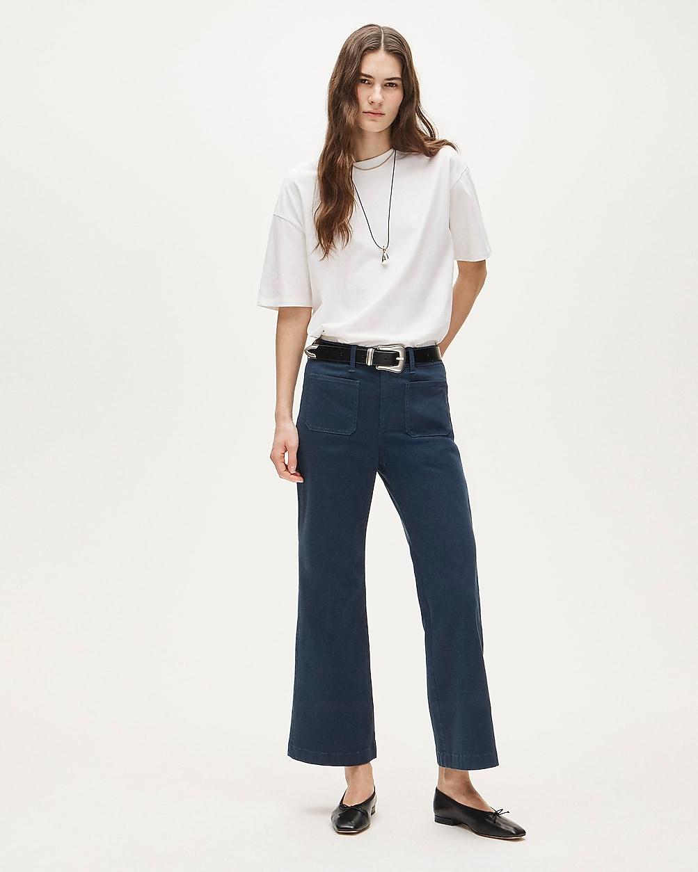 Tall Charley kickout crop pant in chino by J.CREW