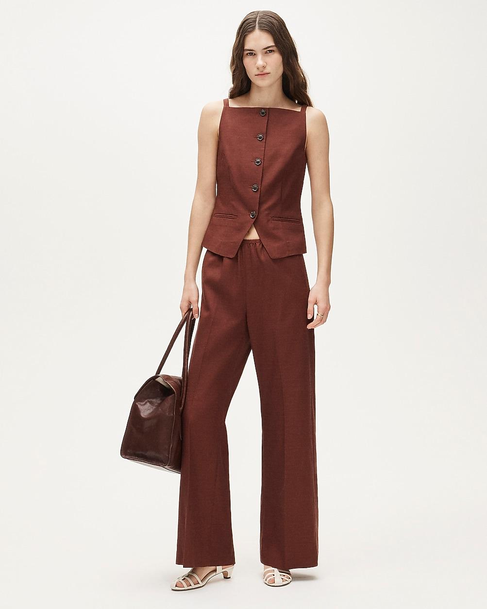 Tall Cosmo pant in Gramercy linen blend by J.CREW