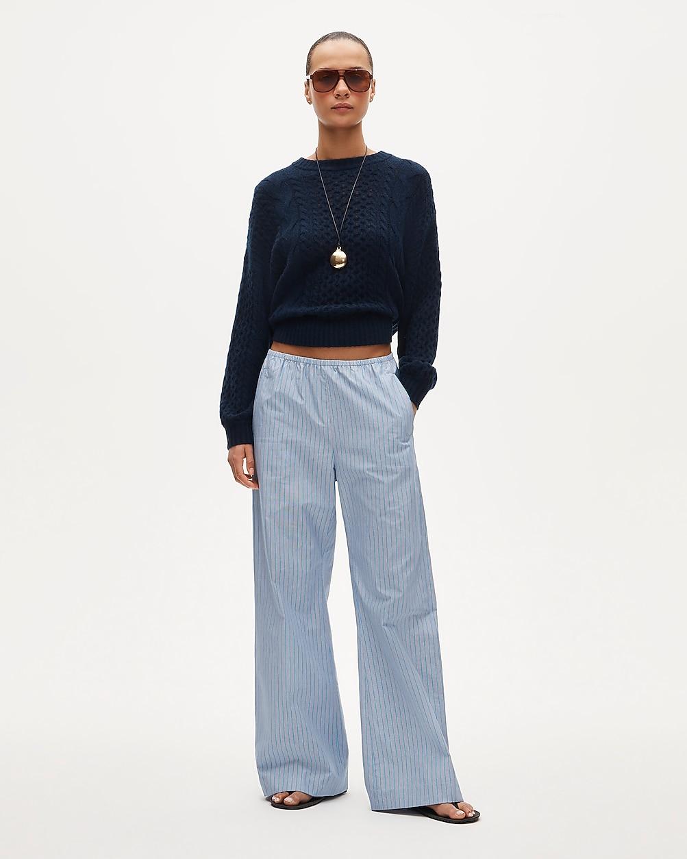 Tall Cosmo pant in cotton poplin by J.CREW