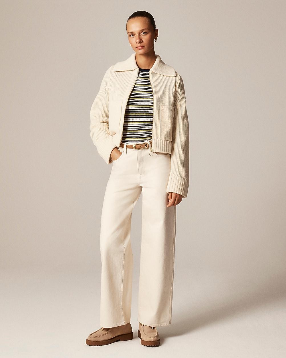 Tall Everyday wide-leg ankle jean in semi-stretch by J.CREW