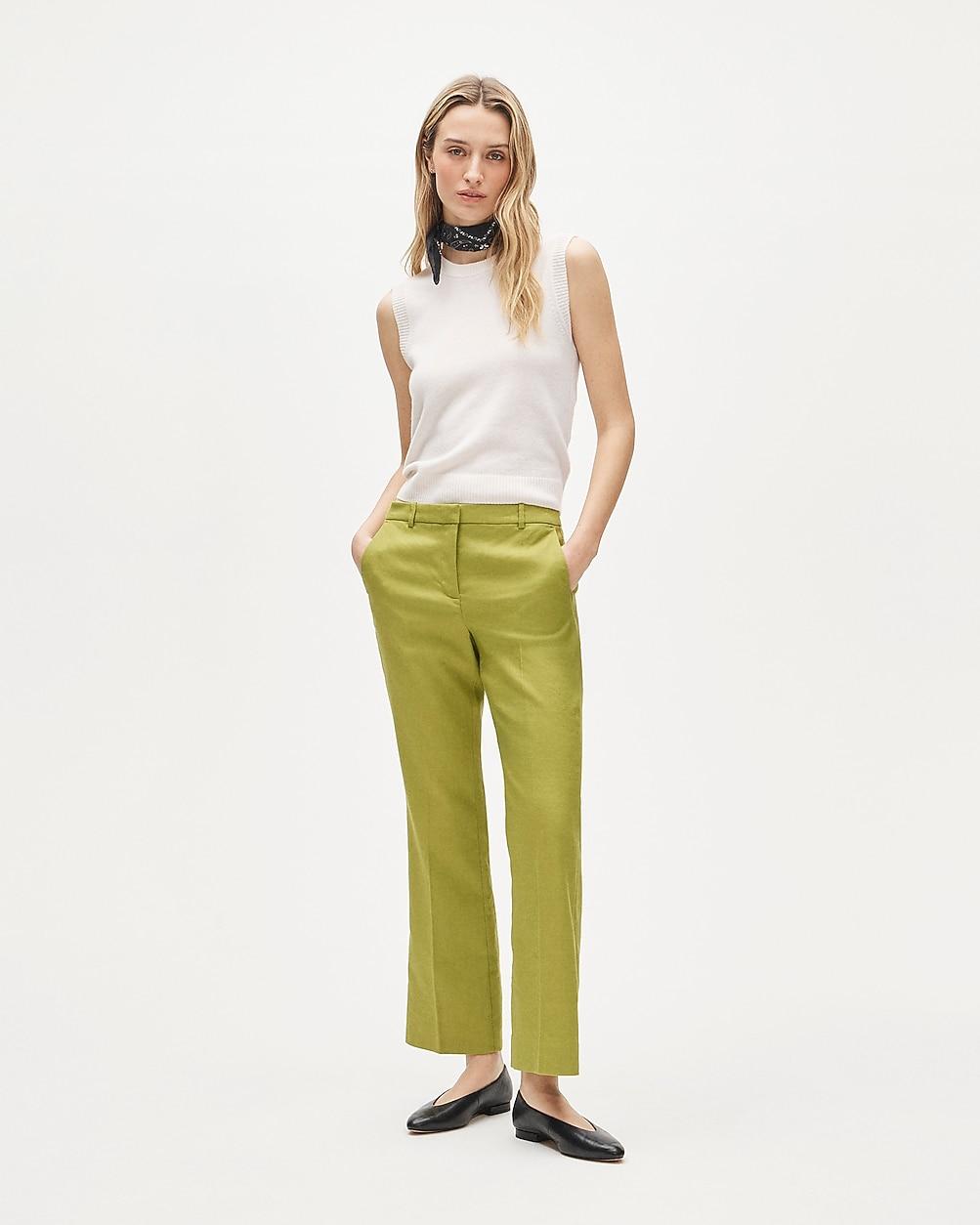 Tall Kaya pant in stretch linen blend by J.CREW