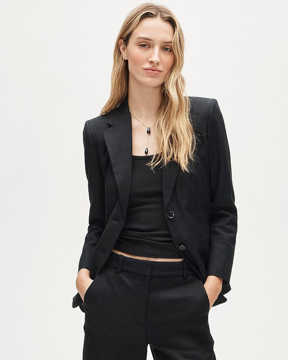 Tall Margeaux blazer in stretch linen blend by J.CREW