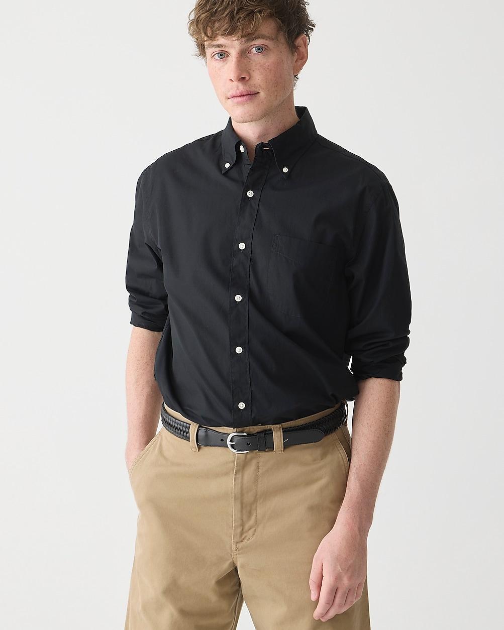 Tall Secret Wash cotton poplin shirt by J.CREW