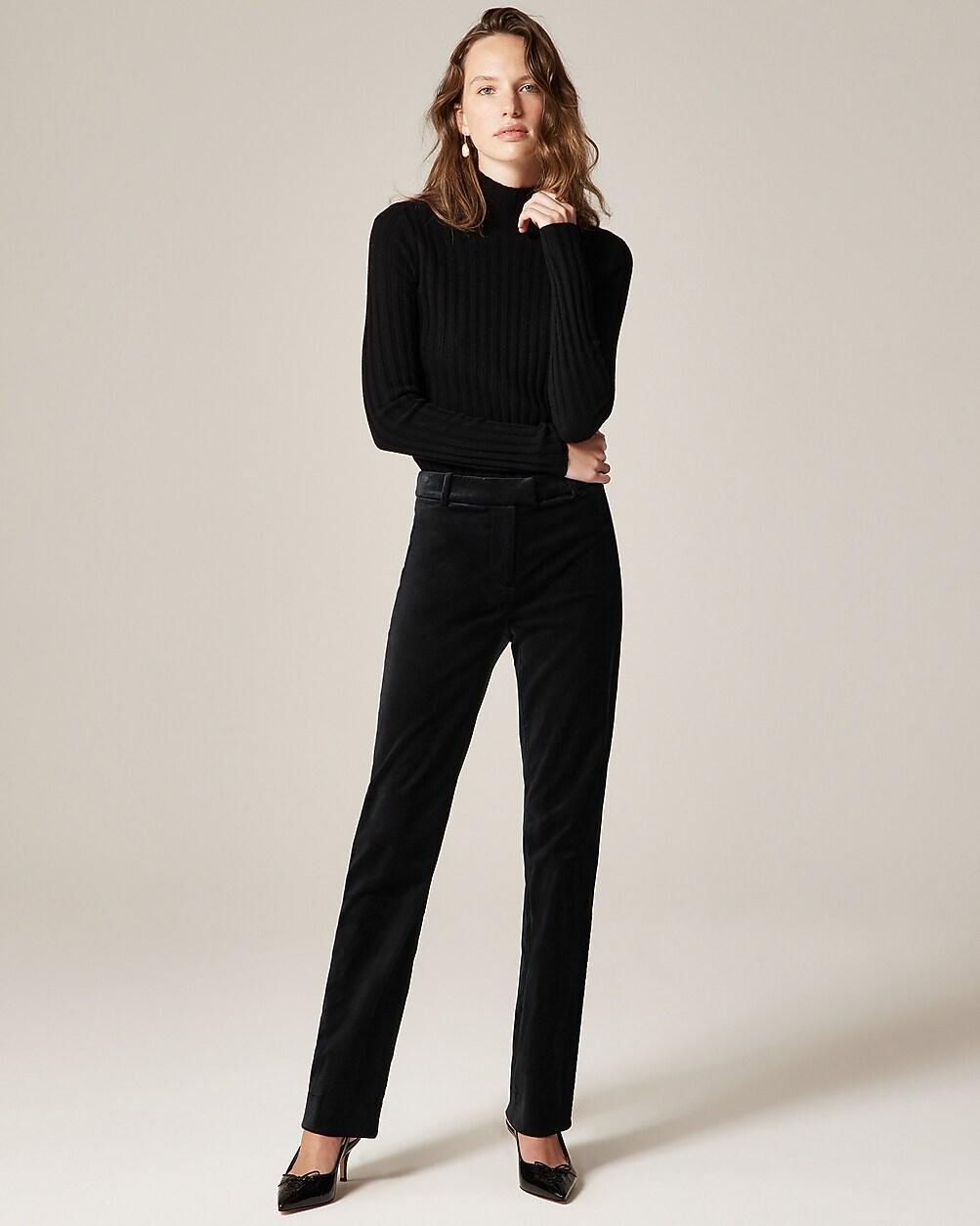 Tall Stella pant in velvet by J.CREW
