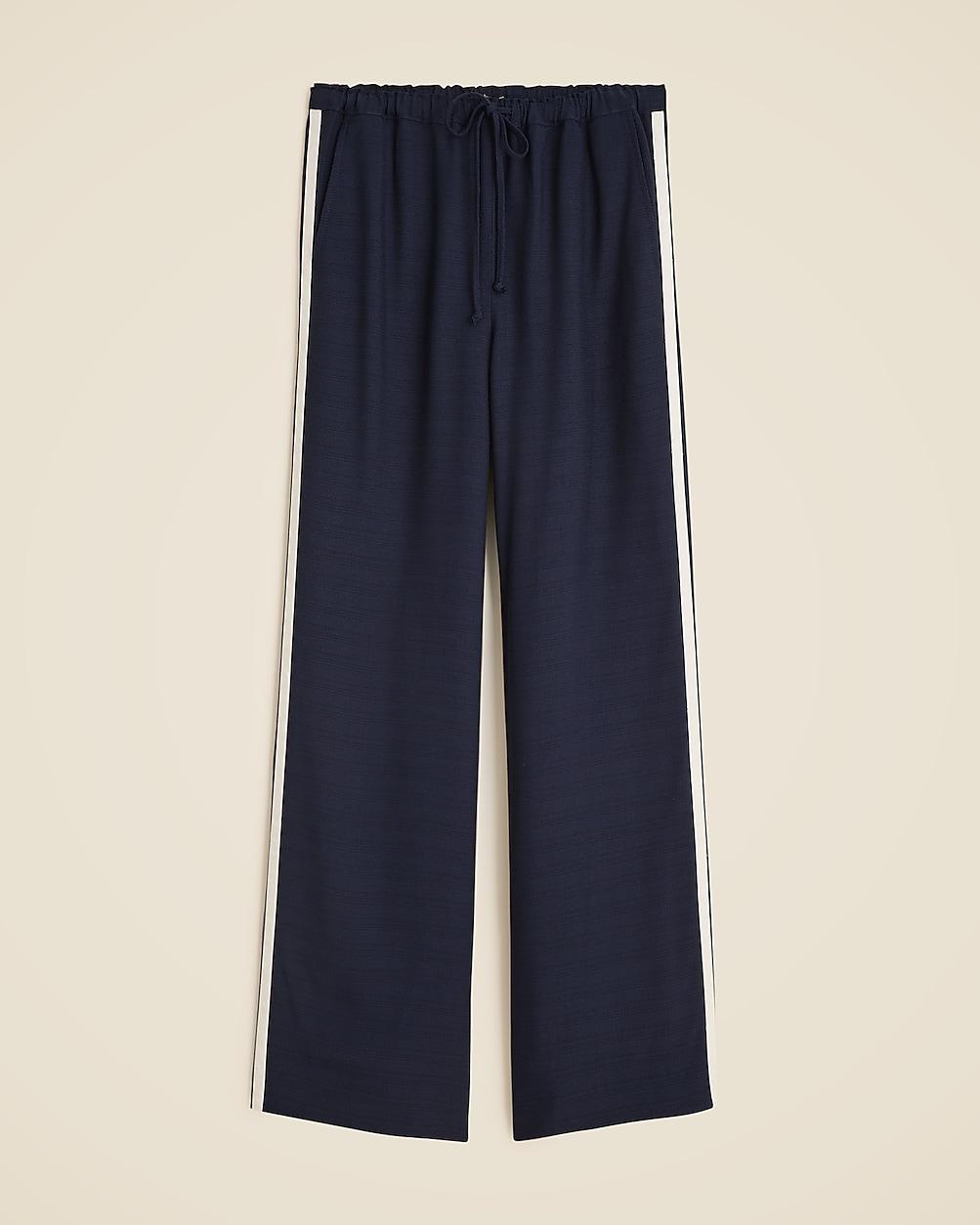 Tall Stratus side-stripe pant in luster canvas by J.CREW Tall Stratus side-stripe pant in luster canvas by J.CREW