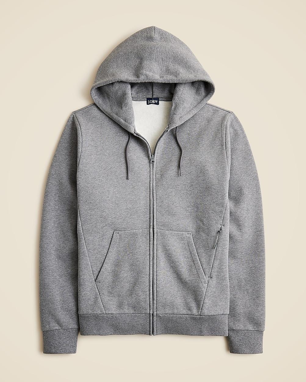 Tall Summit 11 oz. soft-knit fleece zip hoodie by J.CREW Tall Summit 11 oz. soft-knit fleece zip hoodie by J.CREW