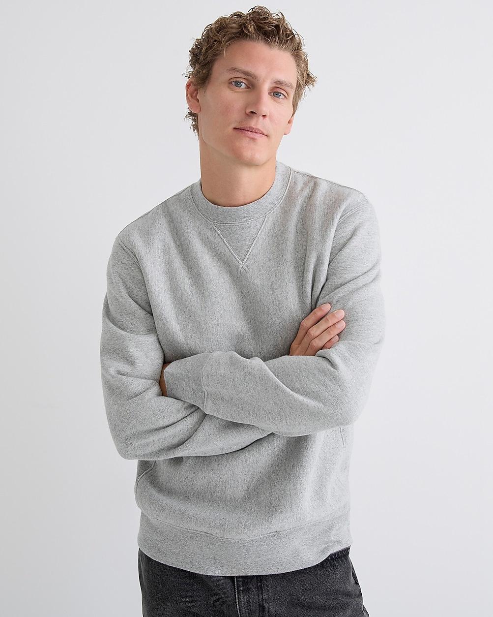 Tall heritage 14 oz. fleece crewneck by J.CREW