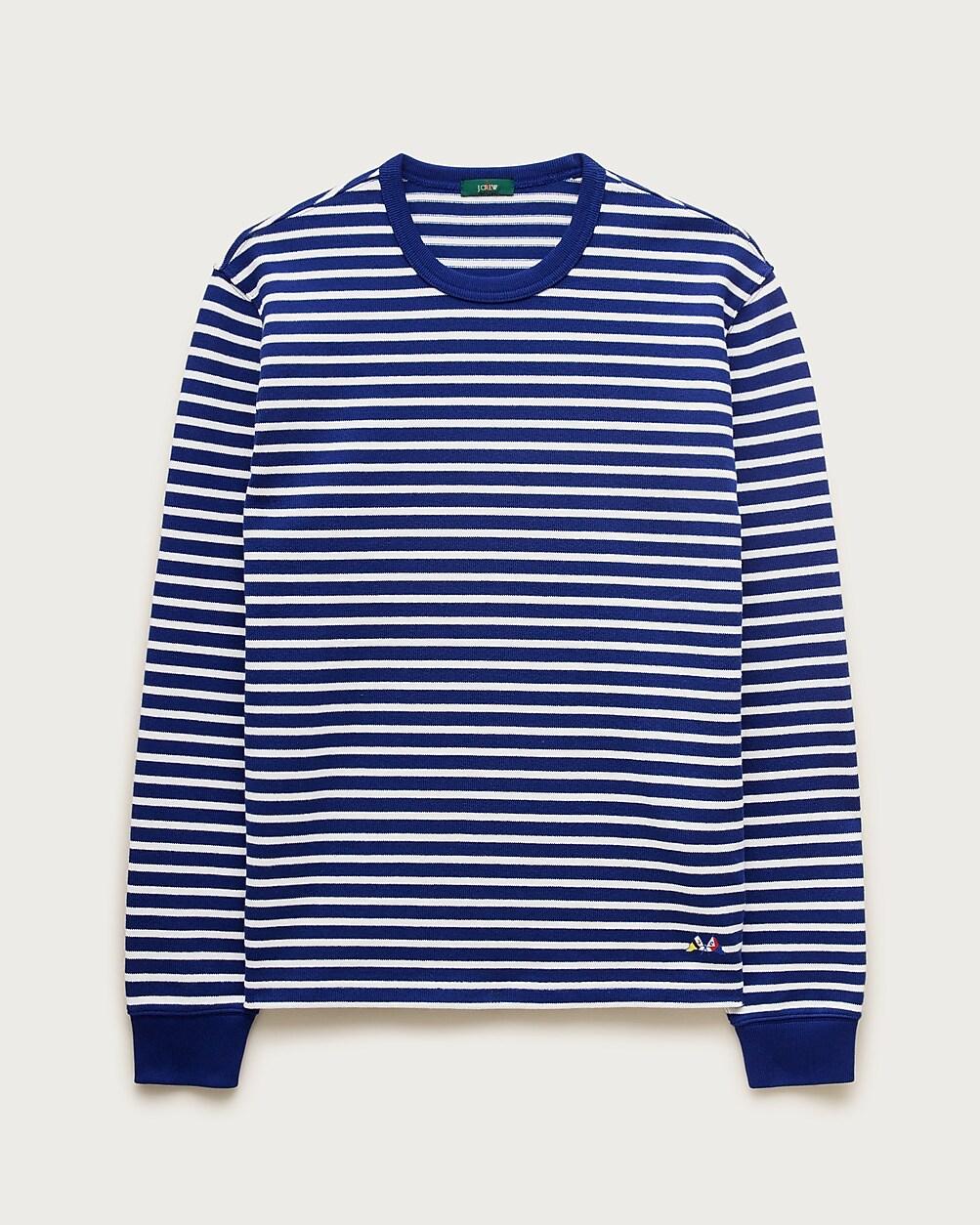 Tall long-sleeve crewneck in maritime jersey by J.CREW Tall long-sleeve crewneck in maritime jersey by J.CREW