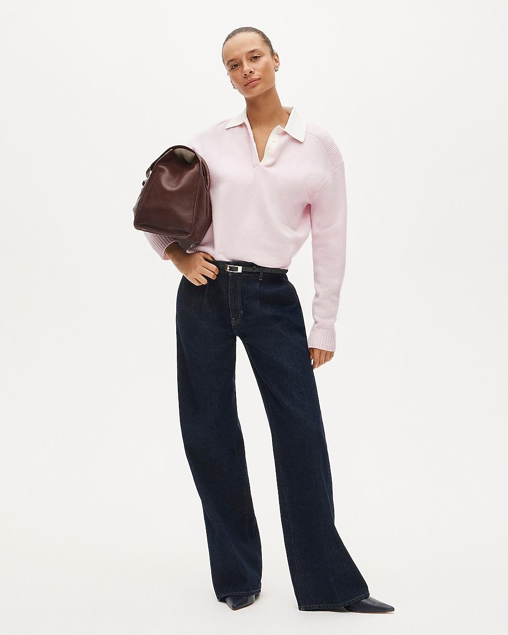 Tall pleated trouser jean by J.CREW