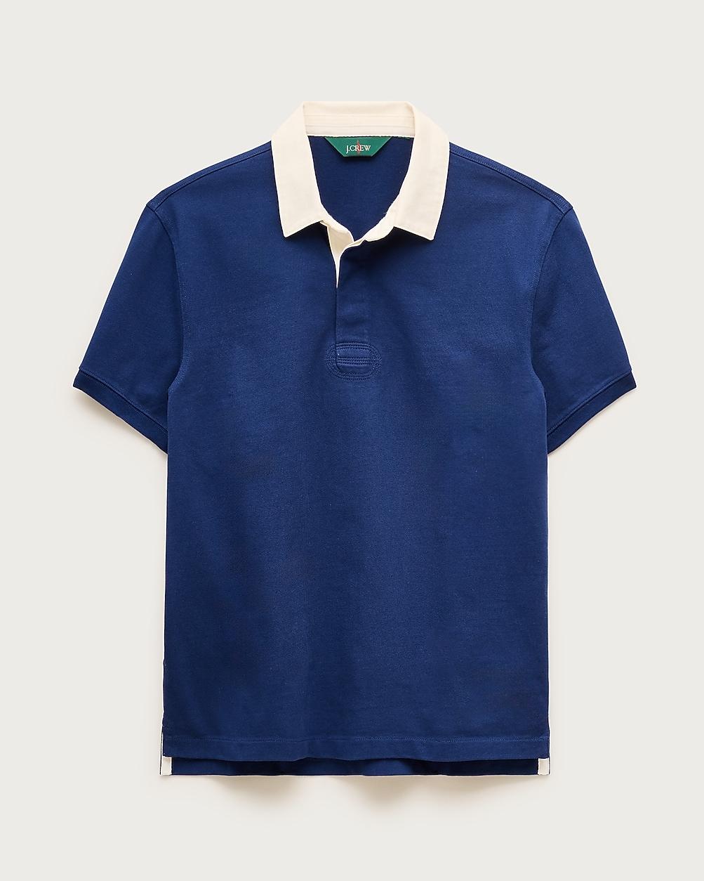 Tall short-sleeve rugby shirt by J.CREW
