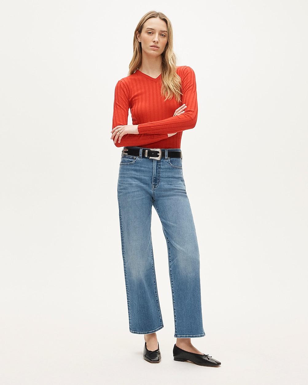 Tall slim-wide jean in super-stretch by J.CREW