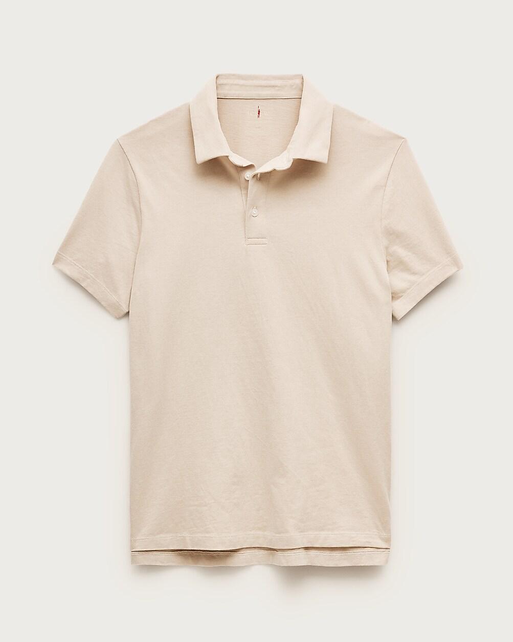 Tall sueded cotton polo shirt by J.CREW