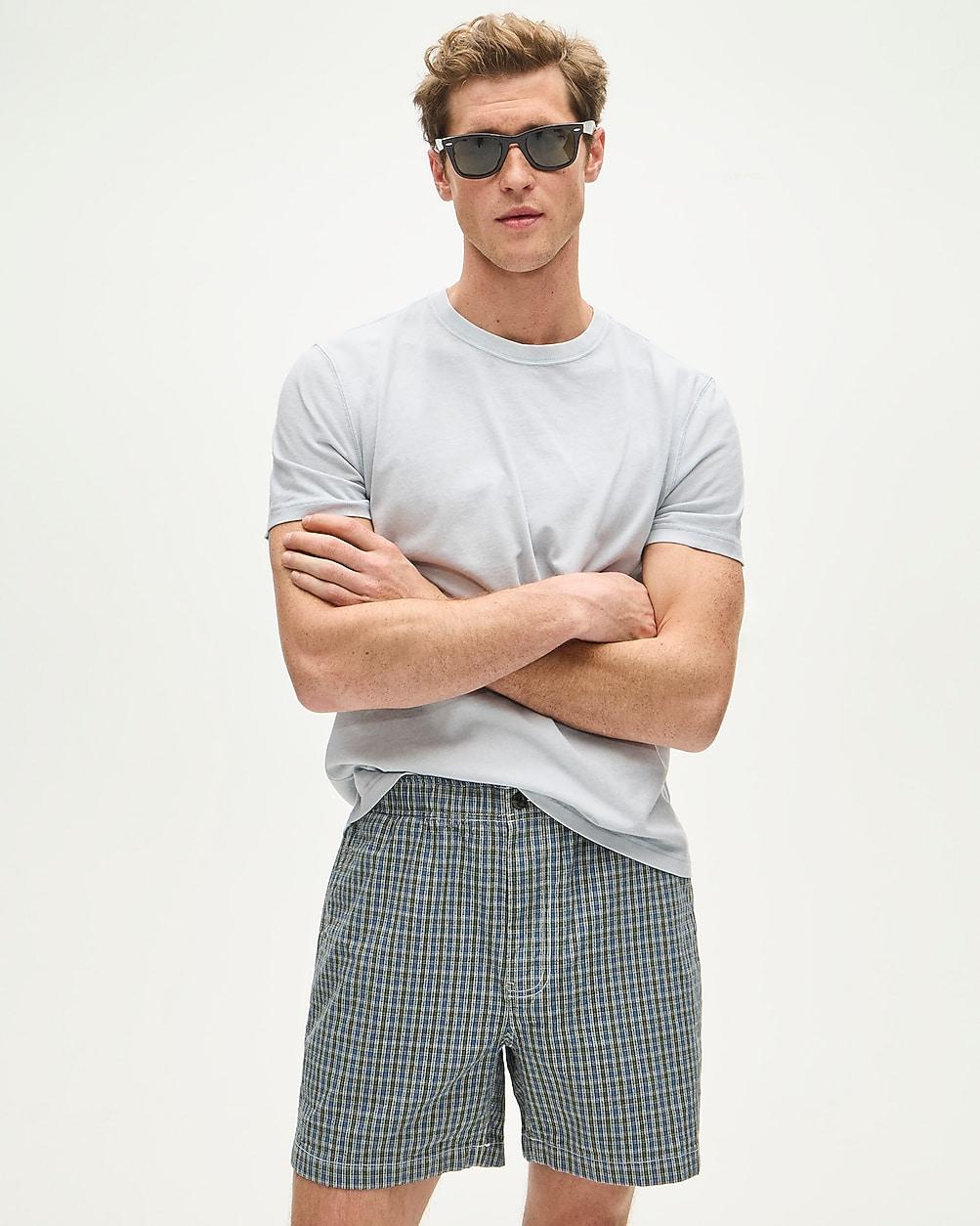 Tall vintage-wash cotton T-shirt with contrast stitching by J.CREW