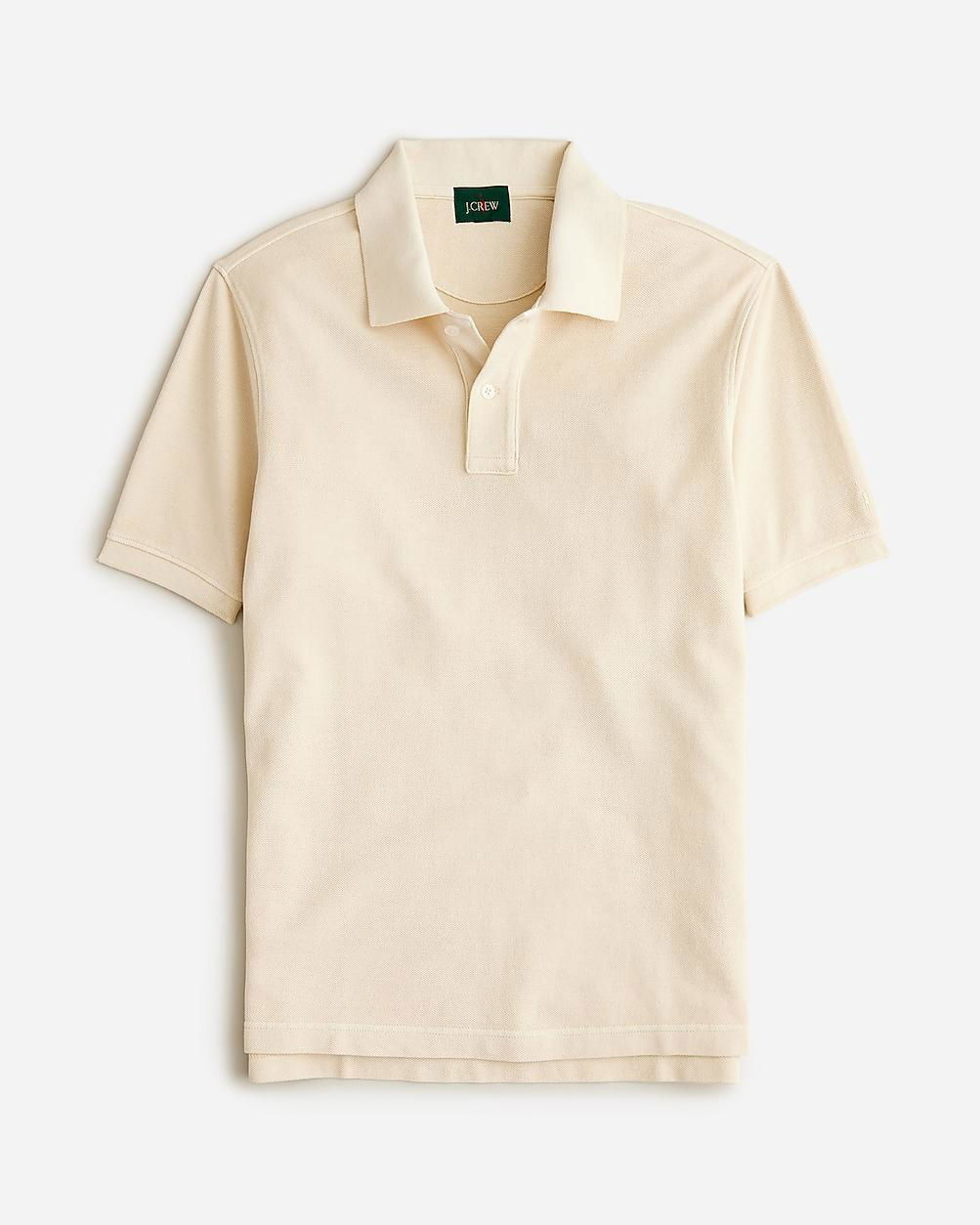 Tall washed piqué polo shirt by J.CREW