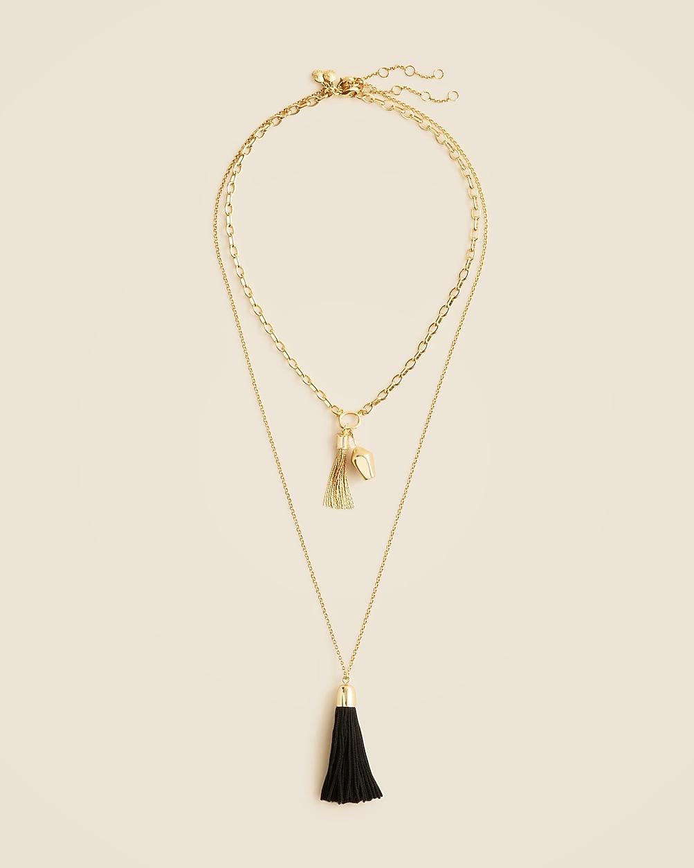 Tassel necklaces set-of-two by J.CREW