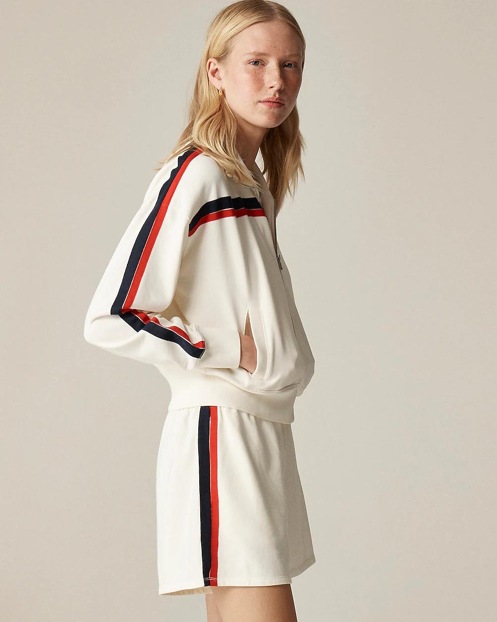 Terry boxer short with stripes by J.CREW