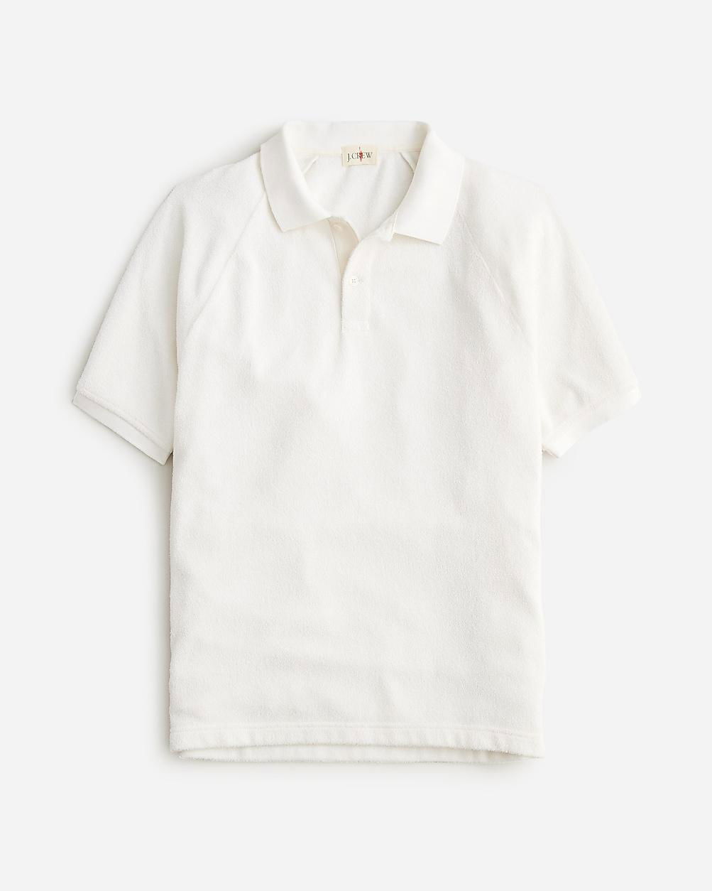 Terry cloth polo shirt by J.CREW