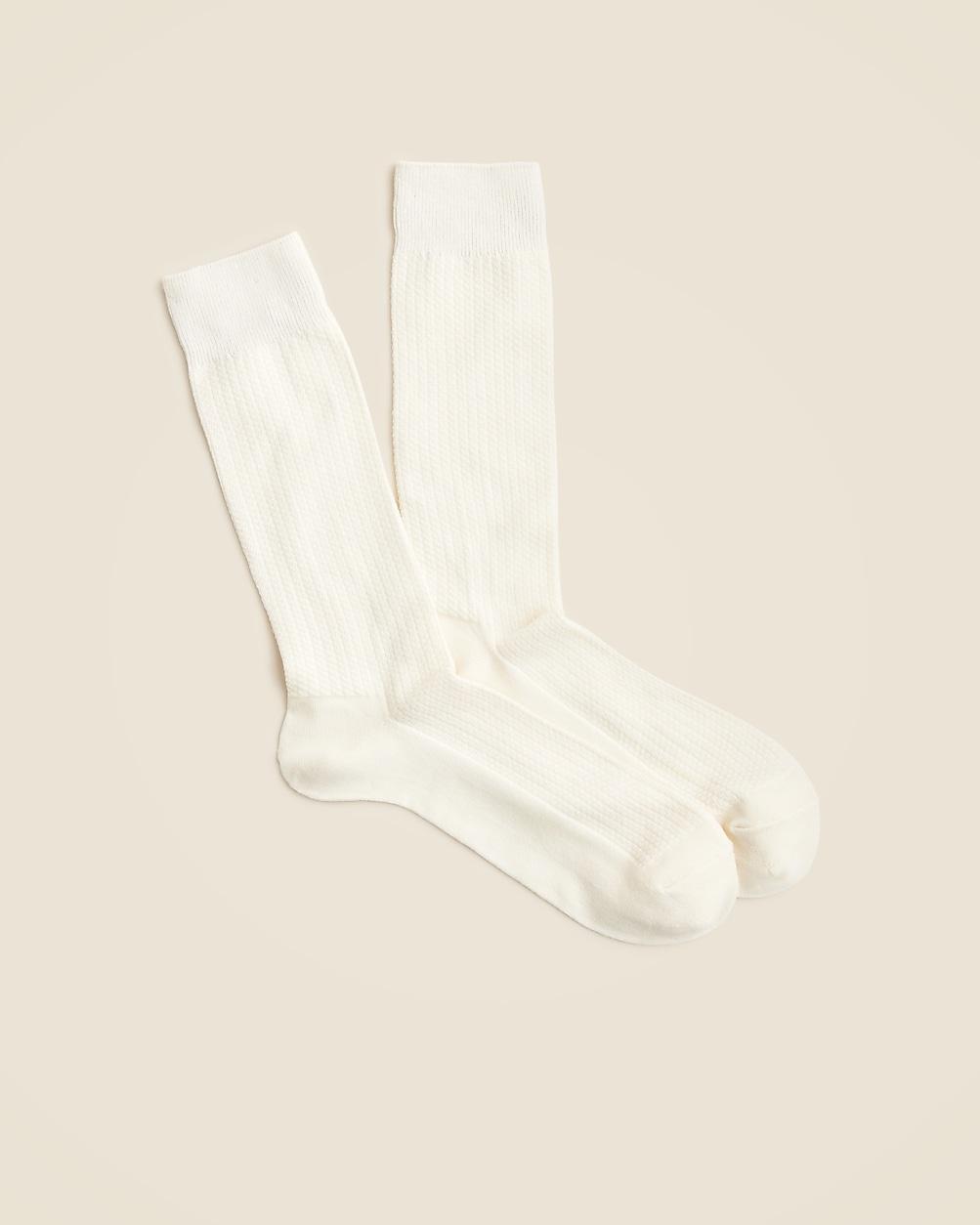 Texture-stripe socks by J.CREW