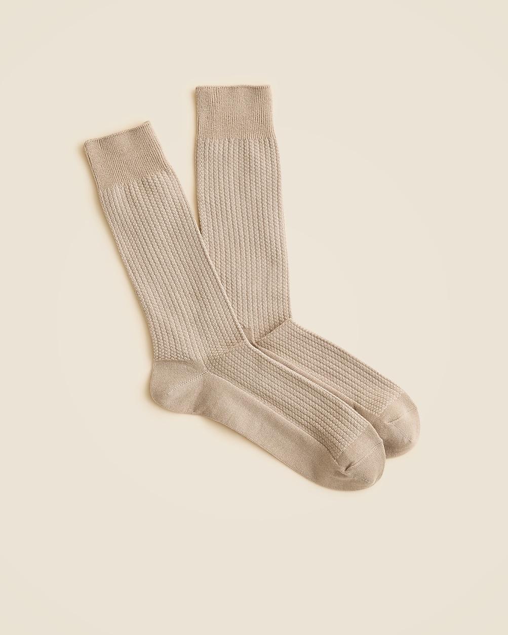 Texture-stripe socks by J.CREW