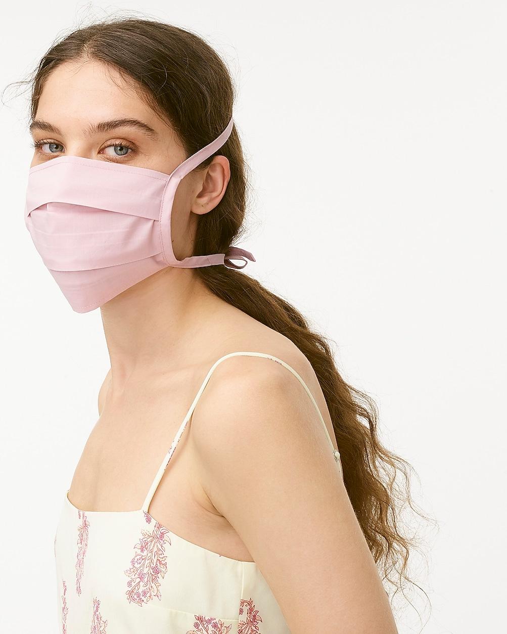 Three-pack nonmedical tie-back face mask by J.CREW