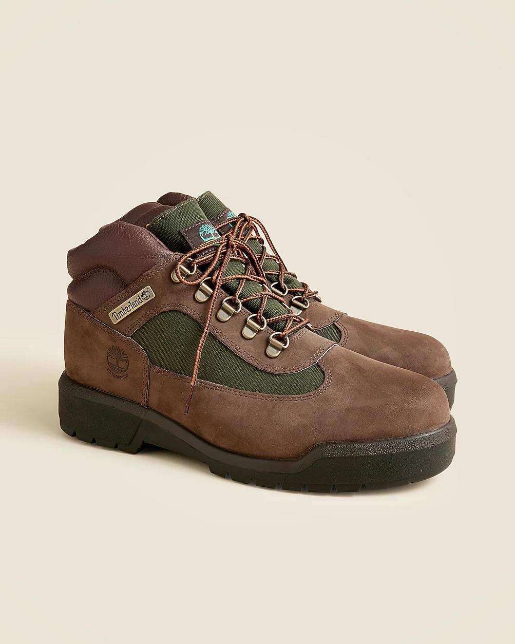 Timberland® waterproof field boots by J.CREW