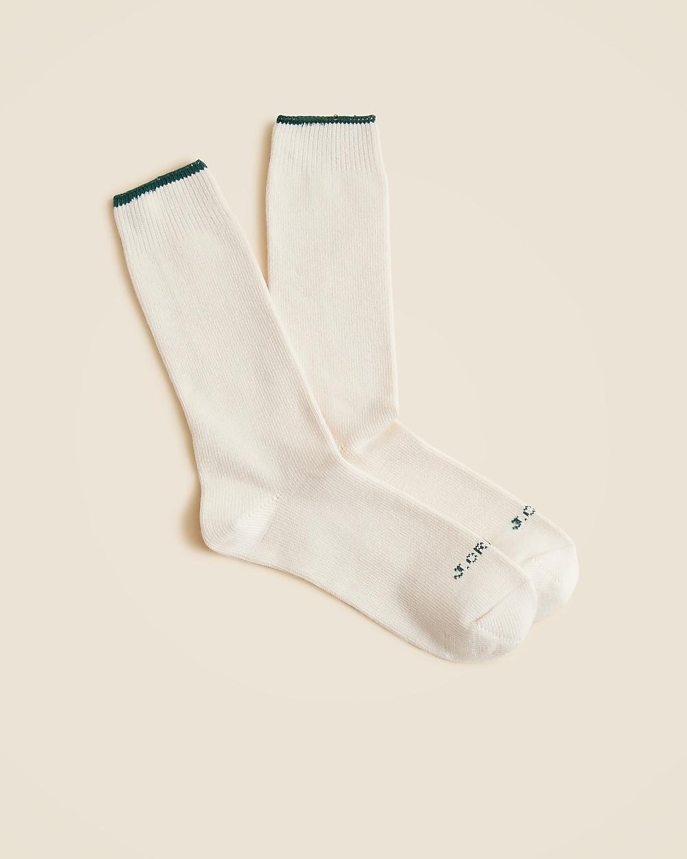 Tipped jersey socks by J.CREW